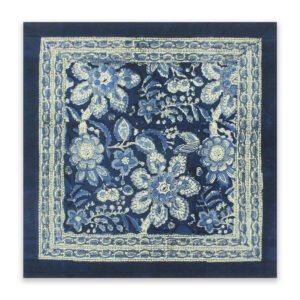 reusable cotton dinner napkins handmade block printed cloth napkins set