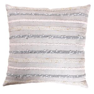 handmade block printed cotton ruffle cushion cover decorative pillow case
