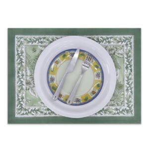 Maison Élité Luxury Hand Block Printed Placemats