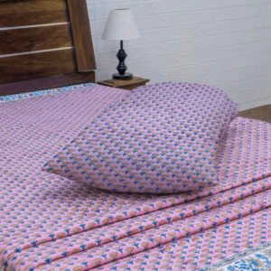 Veloria Bloom Artisan Block Printed Bedspread