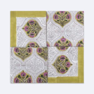 Verena Classic Hand Block Printed Cloth Napkins