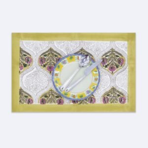 Elara Heritage Handcrafted Cotton Dining Placemats