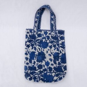 Solenne Voyage Artisan Block Printed Travel Tote