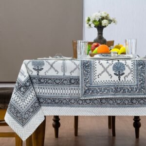 Miraya Heritage Hand Block Printed Cotton Table Runner