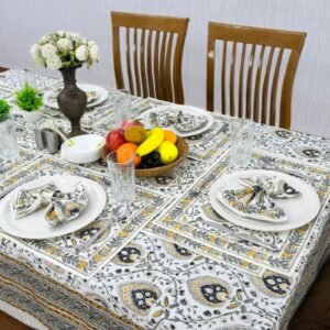 Hinaya Voyage Handmade Block Printed Cotton Table Runner