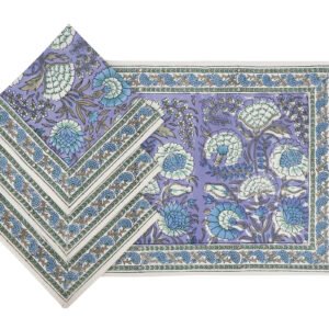 Celestine Refined Handmade Block Print Napkins